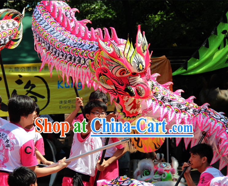 Top Competition and Parade Luminous Dragon Dancing Costume Complete Set