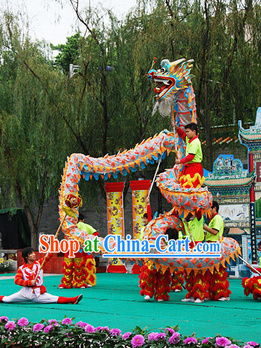 10 Meters China New Year Dragon Dance Costume for 6 People