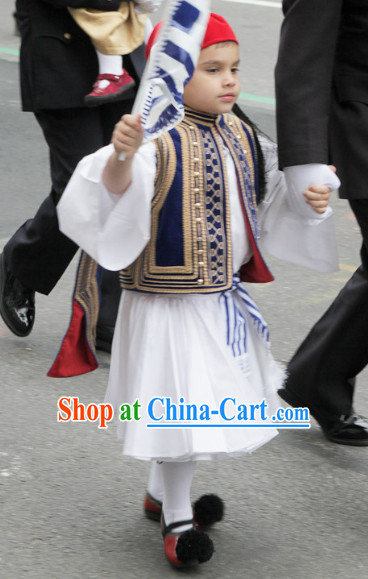 Traditional Greek Tsolias Costumes for Boys