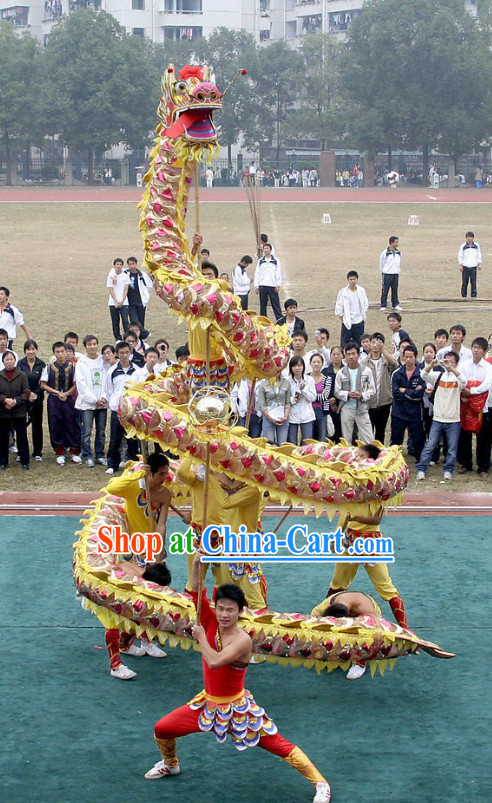 Big Events Performance Dragon Dance Equipment Complete Set