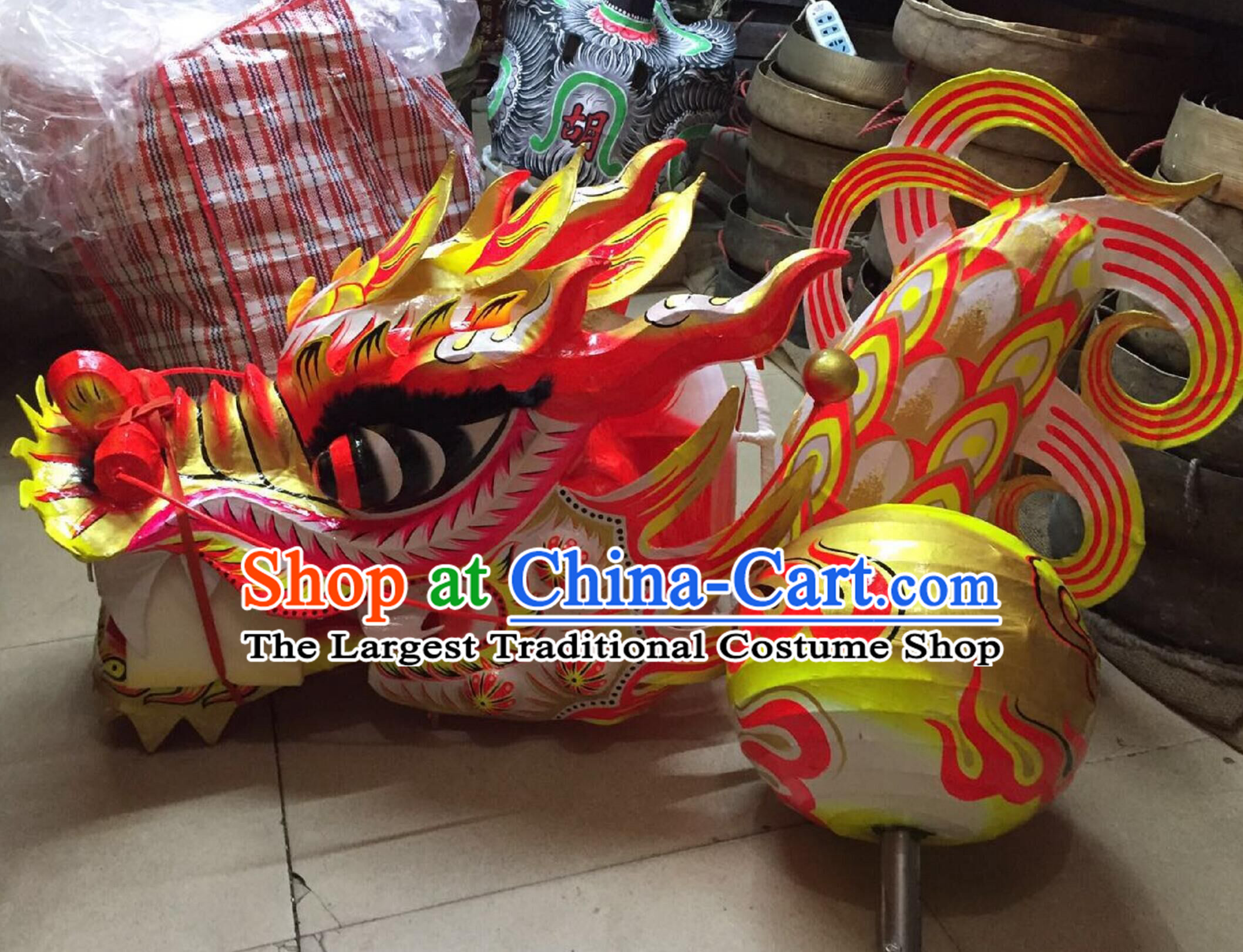 Top Quality Luminous Dragon Dancing Equipments Complete Set