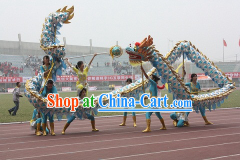 Top Quality Lightweight Net Dragon Dance Equipments Complete Set