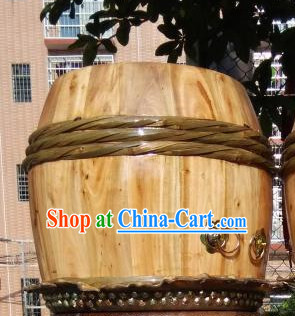 Professional Handmade Natural Wood Lion Drum