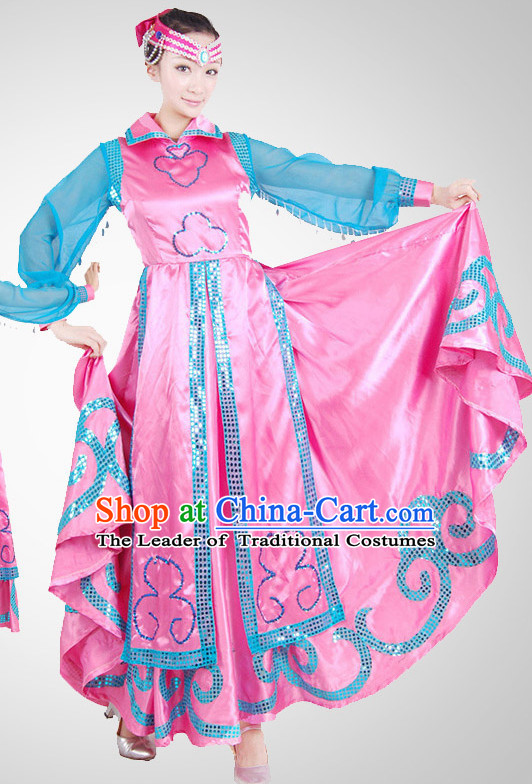 Chinese Mongolian Dance Costume Wholesale Clothing Discount Dance Costumes Dancewear Supply