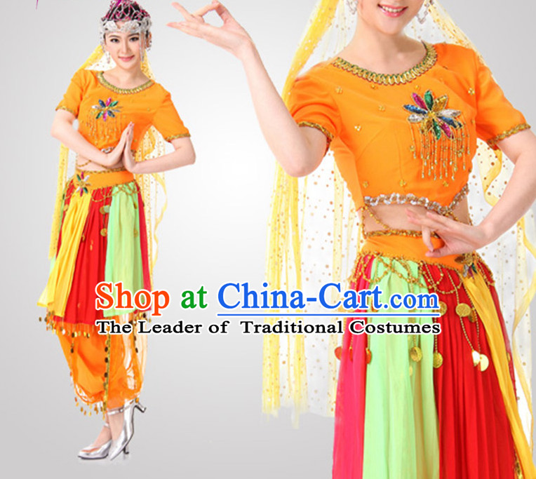 Indian Dance Costume Wholesale Clothing Discount Dance Costumes Dancewear Supply and Headpieces for Girls