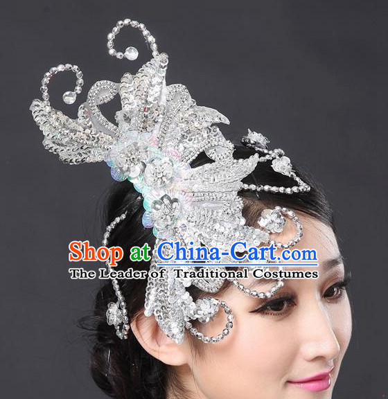 Chinese Classical Stage Dance Headpieces for Women