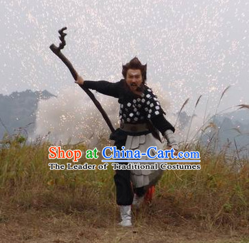 New Stone Age Xia Dynasty Houyi Mythological Chinese Archer Costumes Complete Set