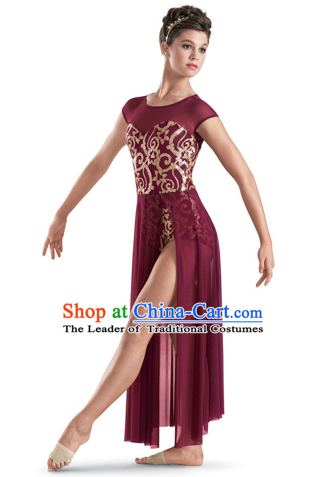 Modern Dance Women Ballet Costumes Dancing Costumes Dancewear Dance Supply Free Custom Tailored Service