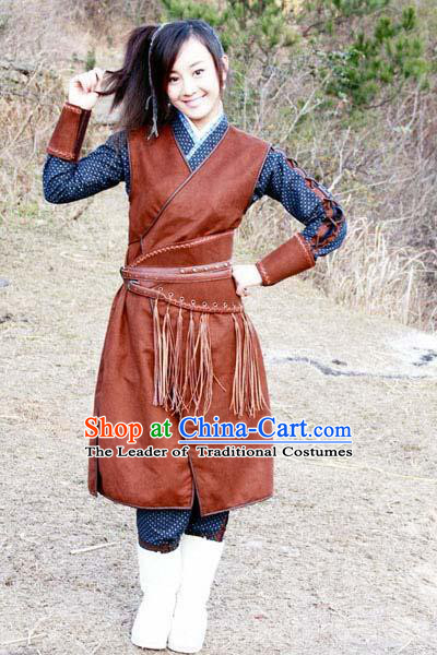 Ancient Chinese Swordswoman Costumes Complete Set