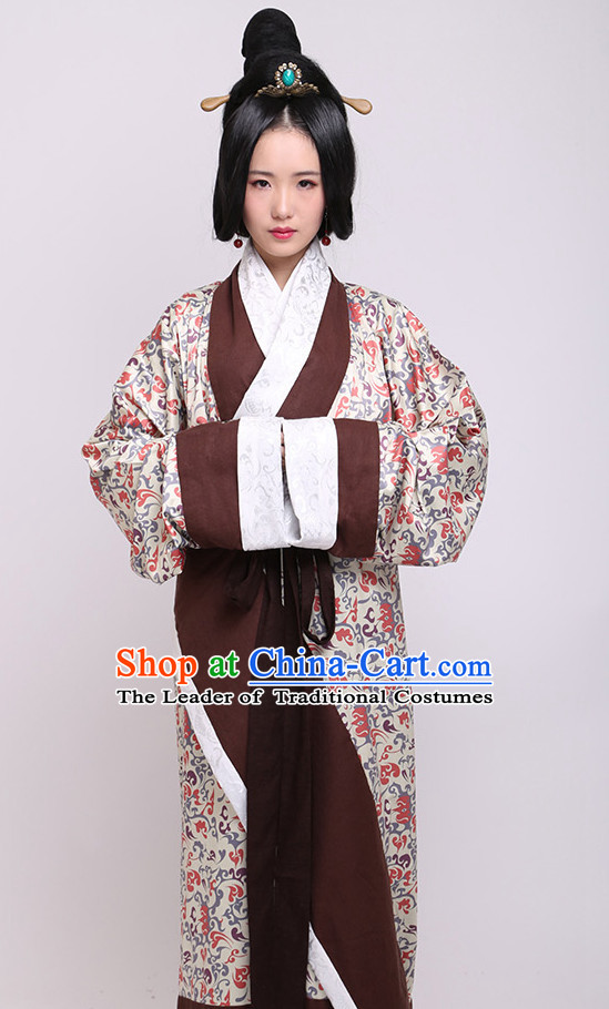 Chinese Costume Chinese Costumes Hanfu Han Dynasty Ancient China Scholar Clothing Dresses Garment Suits Clothes Complete Set for Women