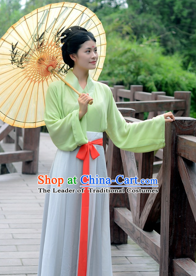 Chinese Costume Chinese Costumes Hanfu Han Dynasty Ancient China Scholar Clothing Dresses Garment Suits Clothes Complete Set for Women