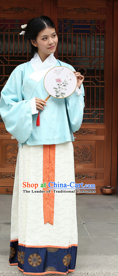 China Ming Dynasty Clothing Ancient Chinese Costume Men Women Costumes Kids Garment Clothes for Women