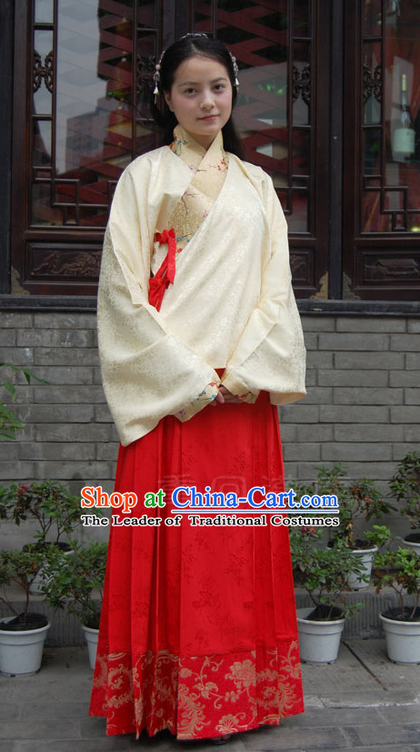 China Ming Dynasty Clothing Ancient Chinese Costume Men Women Costumes Kids Garment Clothes for Women