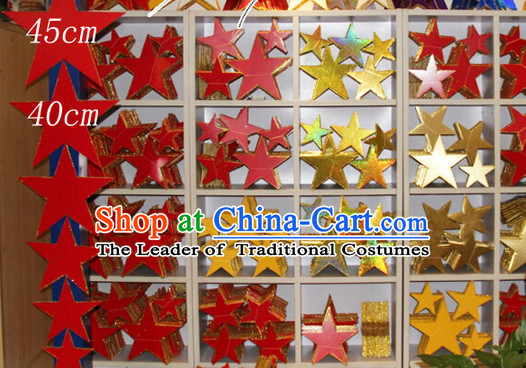 Chinese Classical Dance Decorations Dancing Props Stars of Various Sizes