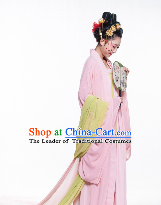 Chinese Ancient Tang Dynasty Lady Clothes Costume China online Shopping Traditional Costumes Dress Wholesale Asian Culture Fashion Clothing and Hair Accessories for Women