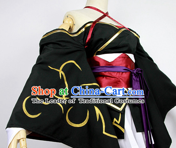 Ancient Asian Chinese Japenese Korean Knight Cosplay Costumes for Women