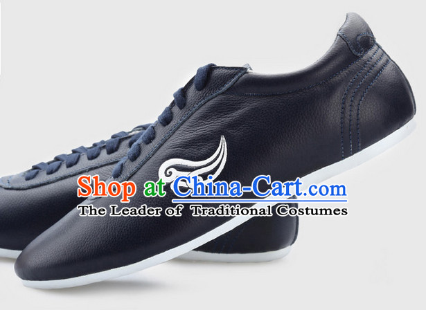 Top Kung Fu Martial Arts Karate Wing Chun Supplies Training Shop Cowhide Shoes for Kids and Adults