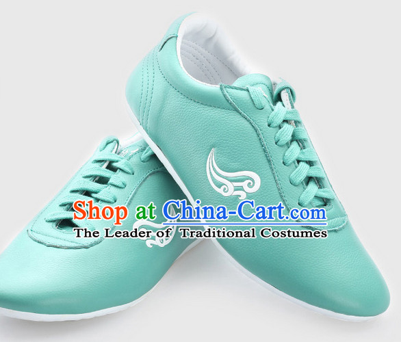 Top Kung Fu Martial Arts Karate Wing Chun Supplies Training Shop Cowhide Shoes for Kids and Adults