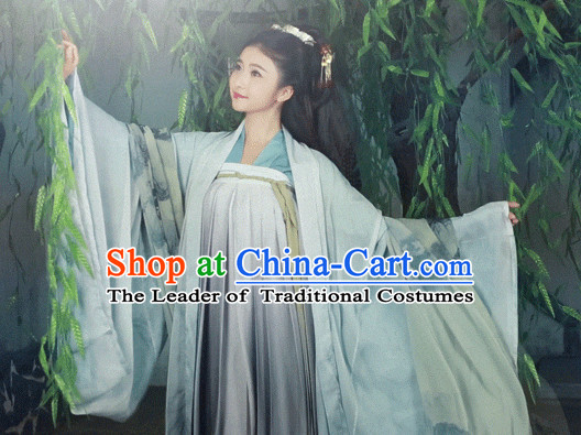 Chinese Tang Dynasty Clothing and Hair Jewelry Complete Set for Women