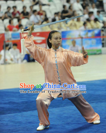 Top Tai Chi Competition Outfit Taiji Contest Jacket Pants Supplies Custom Kung Fu Costume Wu Shu Clothing Martial Arts Costumes for Men Women Kids Boys Girls