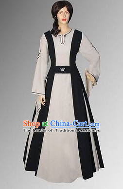 Traditional Medieval Costume Renaissance Costumes Historic Clothing Complete Set for Women