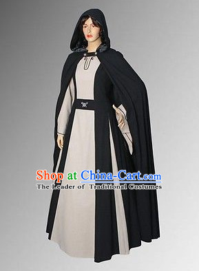 Traditional Medieval Costume Renaissance Costumes Historic Clothing Complete Set for Women