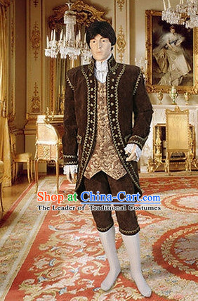 Ancient Baroque Style Suit Complete Set for Men