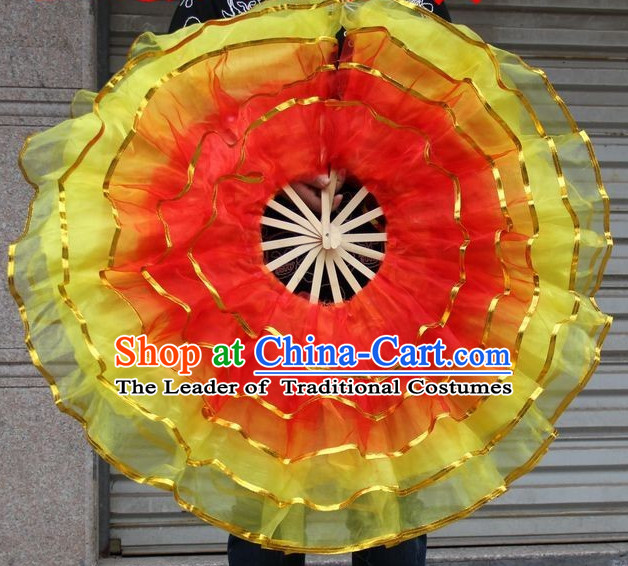 360 Degree Gauze Dance Fan