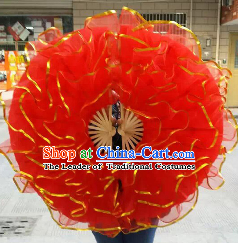 Chinese Korean Dancing Fan Dance Gauze Fans Belly Dance Hand Fans Hand Fan Japanese Wedding Fans Oriental Fan