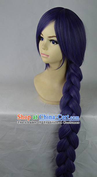 Ancient Chinese Style Weave Long Wigs