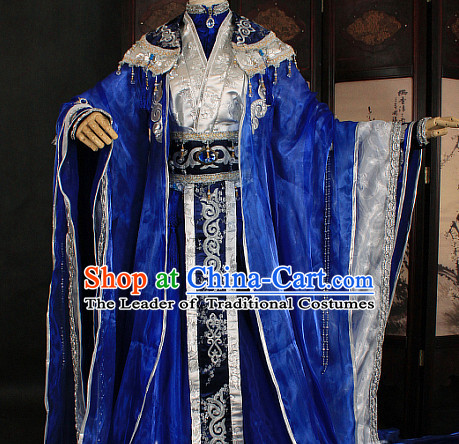 Chinese Ancient Imperial Emperor Costumes Japanese Korean Asian King Costume Wholesale Clothing Garment Dress Adults Cosplay for Men