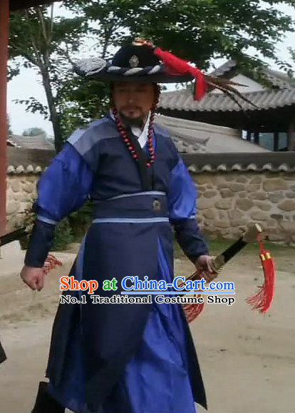 Traditional Korean Bodyguard Film Costumes for Men