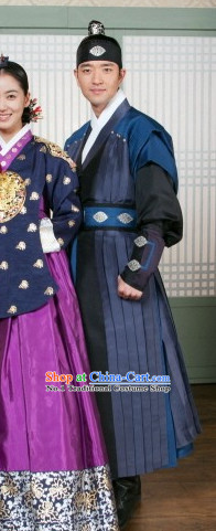 Traditional Korean General Costumes for Men