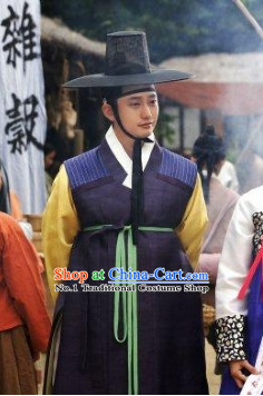 Traditional Korean Scholar Costumes for Men