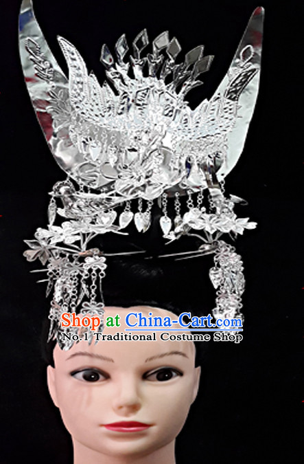 Traditional China Silver Headwear