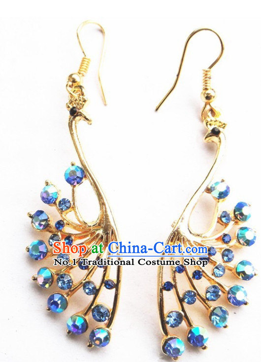 Traditional Thailand Peacock Earring for Women