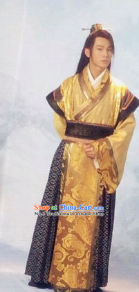 China Ancient Traditional Nobleman Long Suit Complete Set for Men