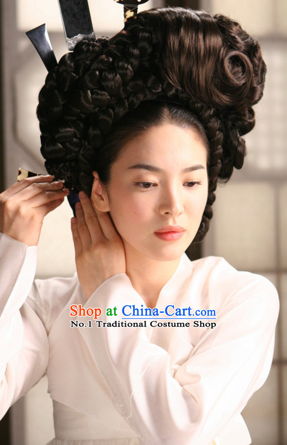 Korean Traditional Black Wig