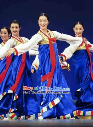 Korean Traditional Group Dance Costumes for Girls
