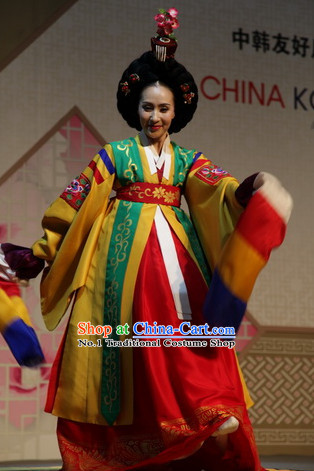 Korean Traditional Hanbok Dance Costumes for Women