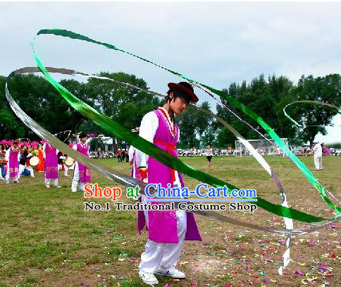 Korean Traditional Dance Costumes and Hat for Boys