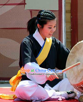 Korean Musician Drum Perormance Costumes
