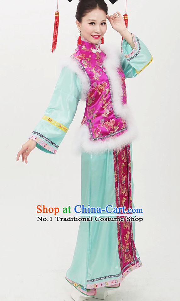 Qing Dynasty Manchu Princess Clothing