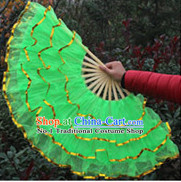 Green Chinese Dance Fan
