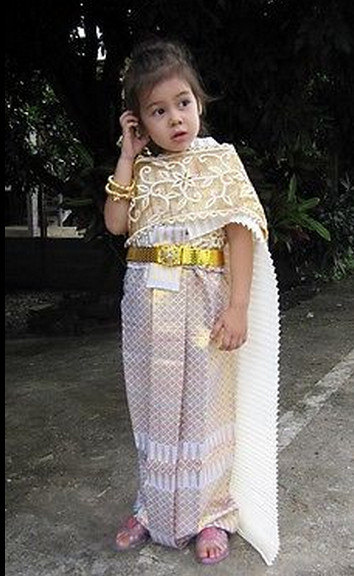 Formal Thai Clothing for Kids Girls