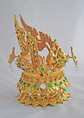 Traditional Thai Golden Hat