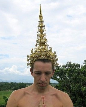 Traditional Thai Golden Hat