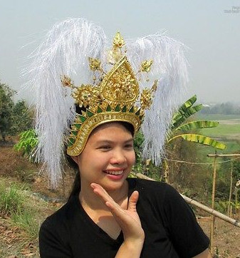 Traditional Thai Golden Headwear