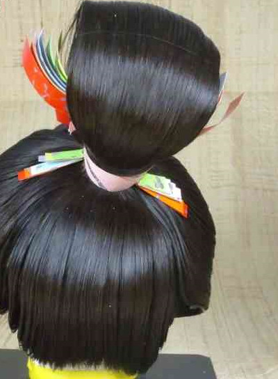 Asian Japanese Black Wig for Women