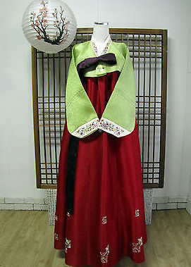 Asian Fashion Korean Hanbok National Clothes for Women